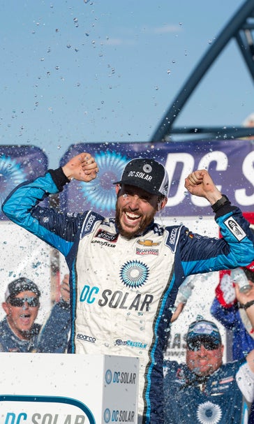 Ross Chastain earns 1st Xfinity win, holding off Allgaier